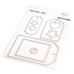 Pinkfresh Studio SHAKER BAG BOOK Crafting Dies 9pc