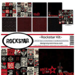 Reminisce ROCKSTAR 12"X12" Scrapbook Kit 9pc