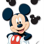 Ek Success Disney MICKEY MOUSE Dimensional Stickers 4pc