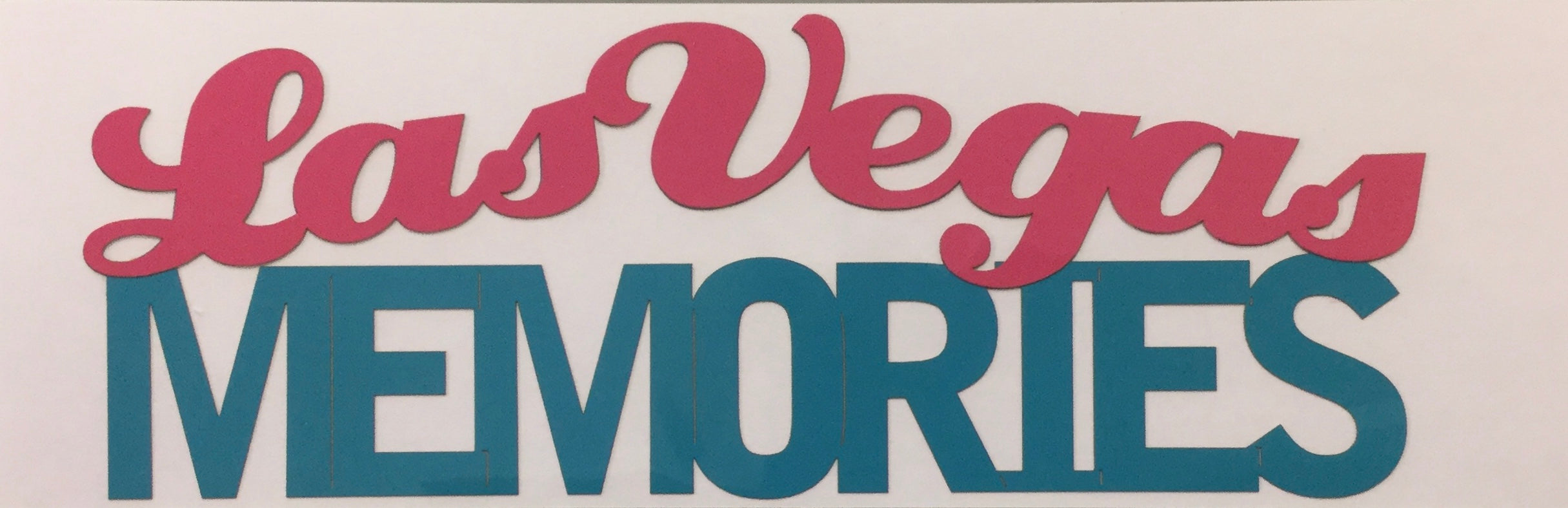 C476E32E-44DF-48F3-B763-ADCB9955927E Arched Pride LAS VEGAS MEMORIES Travel Laser Cuts 3"X9" - Image 1