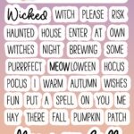 Studio Light Sweet Stories WICKED WITCHES Clear Stamps