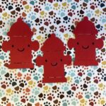Scrapbooksrus Diecut FIRE HYDRANT Dog 3D Die Cut Embellishment Scrapbook Diecut