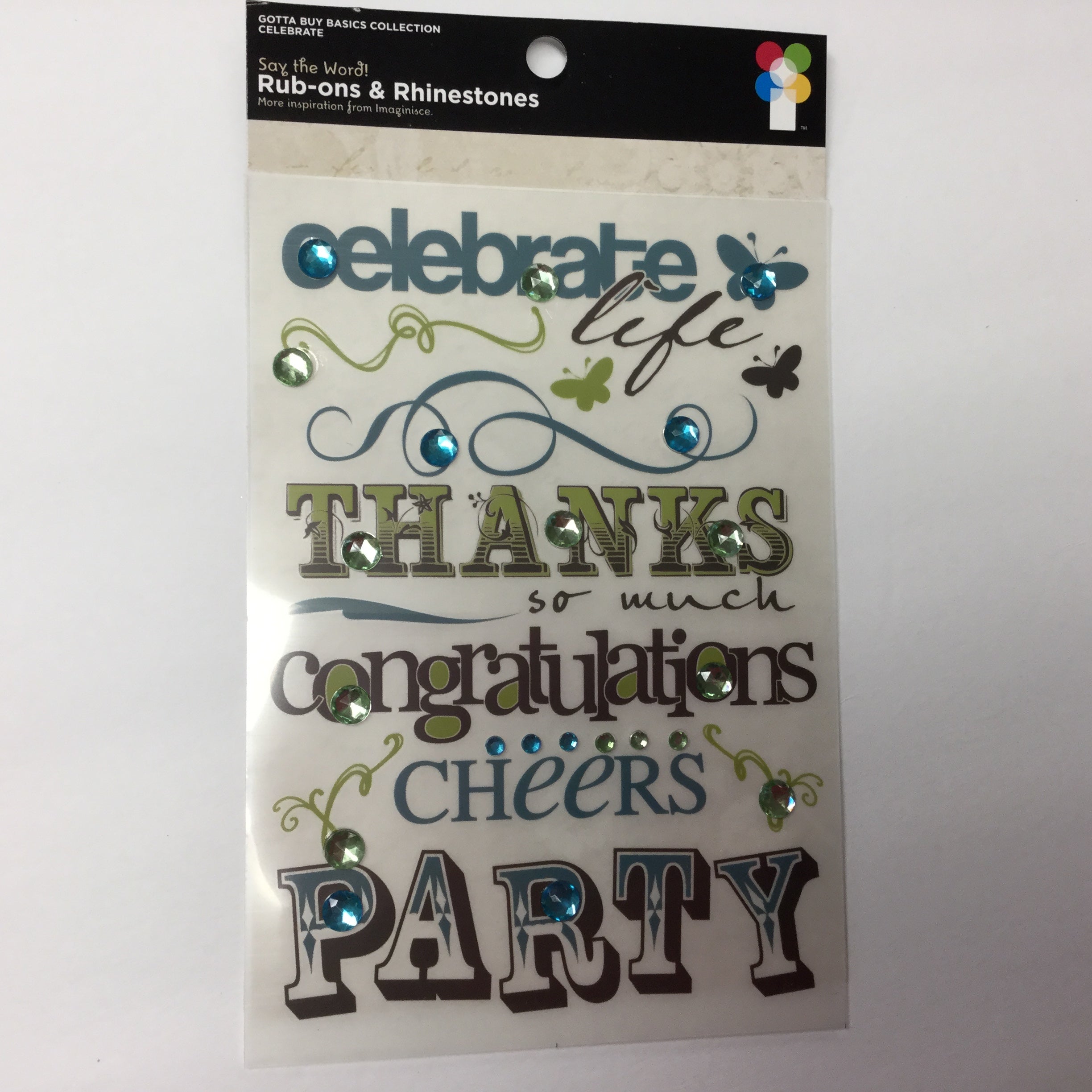 C84D4BFD-04FF-460E-BB06-0CD1F8915F1A Imaginisce Say The Word RUB-ONS & RHINESTONES - Image 1