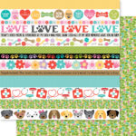 Bella Blvd BOW WOW 12"X12" Scrapbook Paper