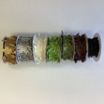 Creative Impressions 1" LEAFY VINE RIBBON Leaf 1 yard yd