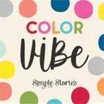 Simple Stories COLOR VIBE BOLDS ZigZag & Dots Scrapbook Paper