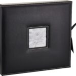 Pioneer Sewn SCRAPBOOK BOX BLACK 12"X12" Memory Scrapbook Album