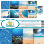 Reminisce ALL INCLUSIVE VACATION 12"X12" Scrapbook Kit 9pc