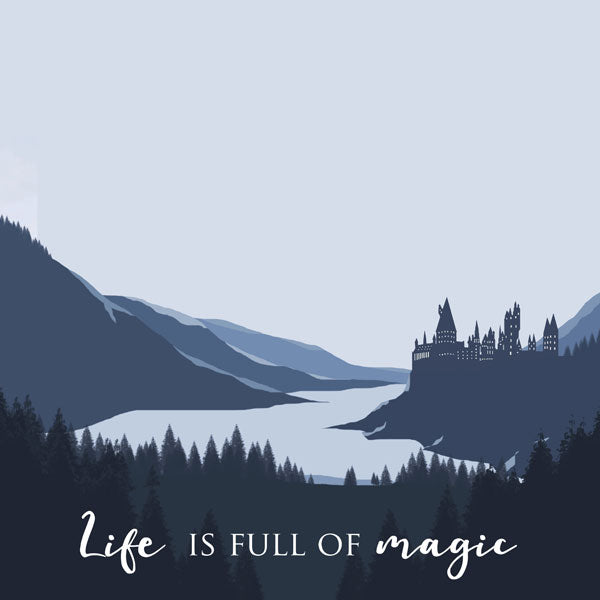 CCC8163E-D611-432E-994F-2D645E97E373 LIFE IS FULL OF MAGIC 12"X12" Scrapbook Paper - Image 1