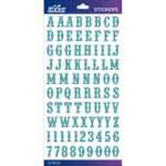 Sticko GLITTER CARNIVAL Small Alphabet Stickers 83pc