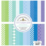 Doodlebug SNOW MUCH FUN 12X12 Petite Print Paper Pack