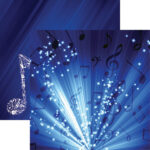 Reminisce High School Musical STAR PERFORMANCE 12”X12" Scrapbook Paper