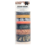 American Crafts CEDAR HOUSE Washi Tape 8 Rolls