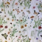 Tissue Paper WILDFLOWERS AND BUTTERFLIES 14X20 5 Sheets