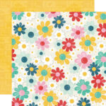 Simple Stories Say Cheese Happiest Place HAPPY MEMORIES 12”X12” Scrapbook Paper