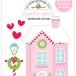 Doodlebug Doodle-Pops Candy Cane Lane SUGARPLUM STREET 3D Stickers