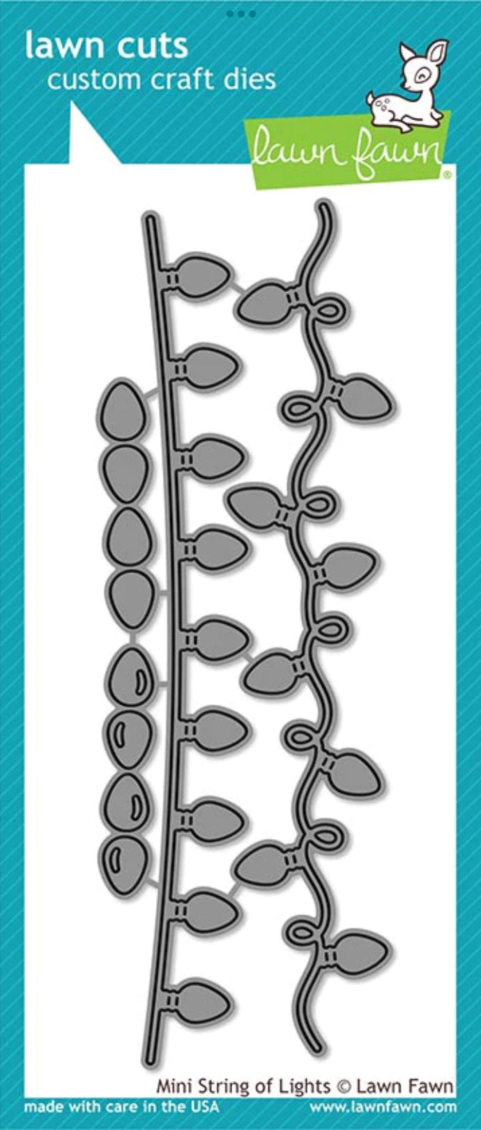 D7F08238-A5E0-4A9B-8EC6-19FF4EC5382B Lawn Fawn Cuts MINI STRING OF LIGHTS Custom Craft Dies 3pc - Image 1