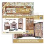 Stamperia Lady Vagabond Lifestyle MINIATURE DREAM ROOM 3D Paper Kit
