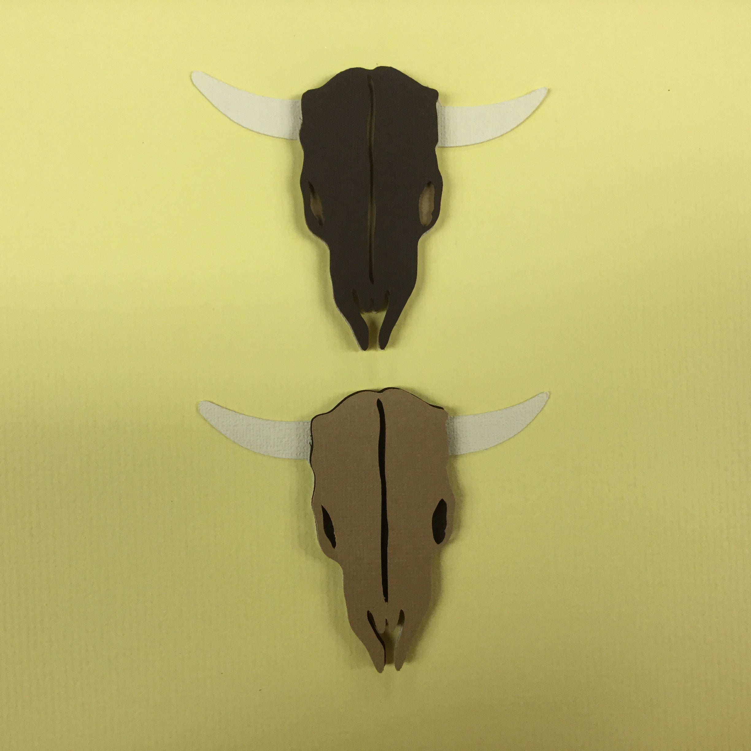 D8A98C37-72B7-4CEA-8449-E67AE5B7C845 ANIMAL HEAD Camping 3D Scrapbook Die Cut Embellishment - Image 1