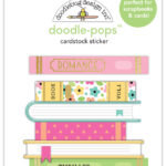 Doodlebug Doodle-Pops Hello Again BOOK CLUB 3D Stickers
