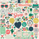 Echo Park JUST BE YOU 12"X12" Sticker Sheet