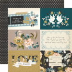 Simple Stories REMEMBER 4X6 Elements 12”X12” Scrapbook Paper