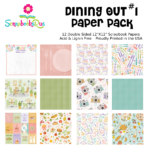 Scrapbooksrus Paper Pack Dining Out #1
