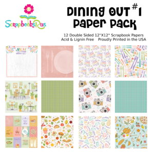 Scrapbooksrus Paper Pack Dining Out #1