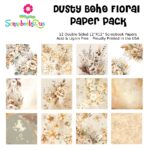 Scrapbooksrus Paper Pack Dusty Boho Floral