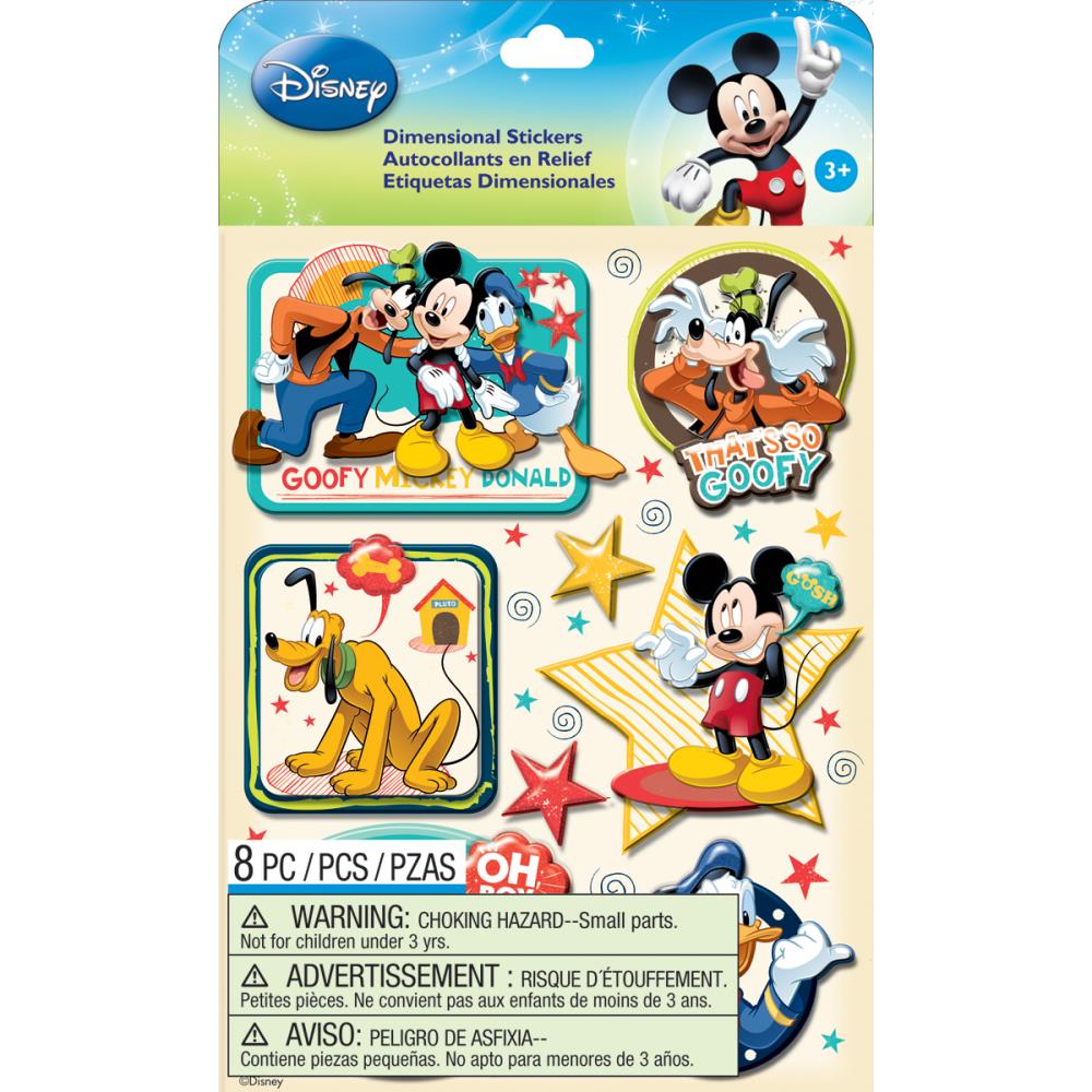 E0104DB9-D0C0-4650-B3CD-845C00166C8C Ek Success Disney Mickey Family BOYS 3D Stickers - Image 1