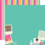 Simple Stories Crafty Babe MAKING MEMORIES 12”X12” Scrapbook Paper