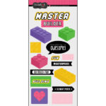 Building Block GIRL STICKER Lego World Brick