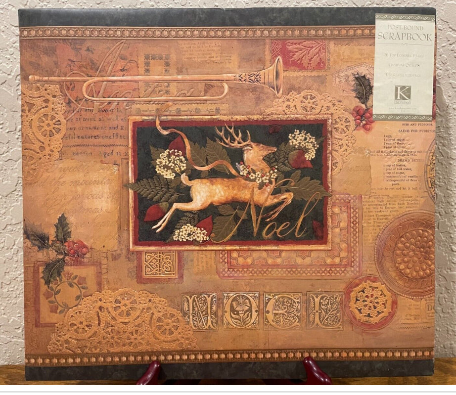 E332263B-9159-4AC6-B989-9E3910D4C4B1 K&Co Post Bound HOLIDAY TRADITIONS 6"X6" Scrapbook Memory Album - Image 1