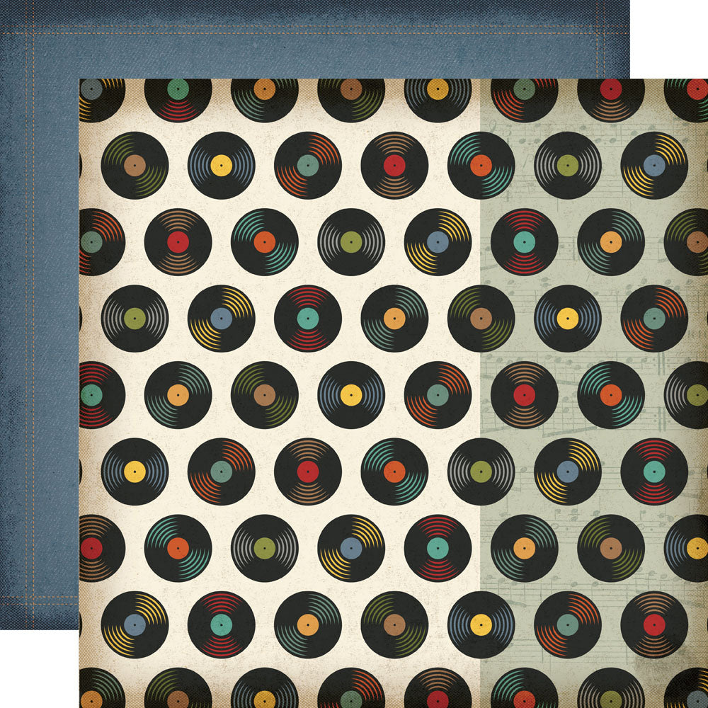 E3C411F7-A147-43FE-A8C3-4225B93C685D Simple Stories Rustic Legend INSTANT CLASSIC 12”X12” Scrapbook Paper - Image 1