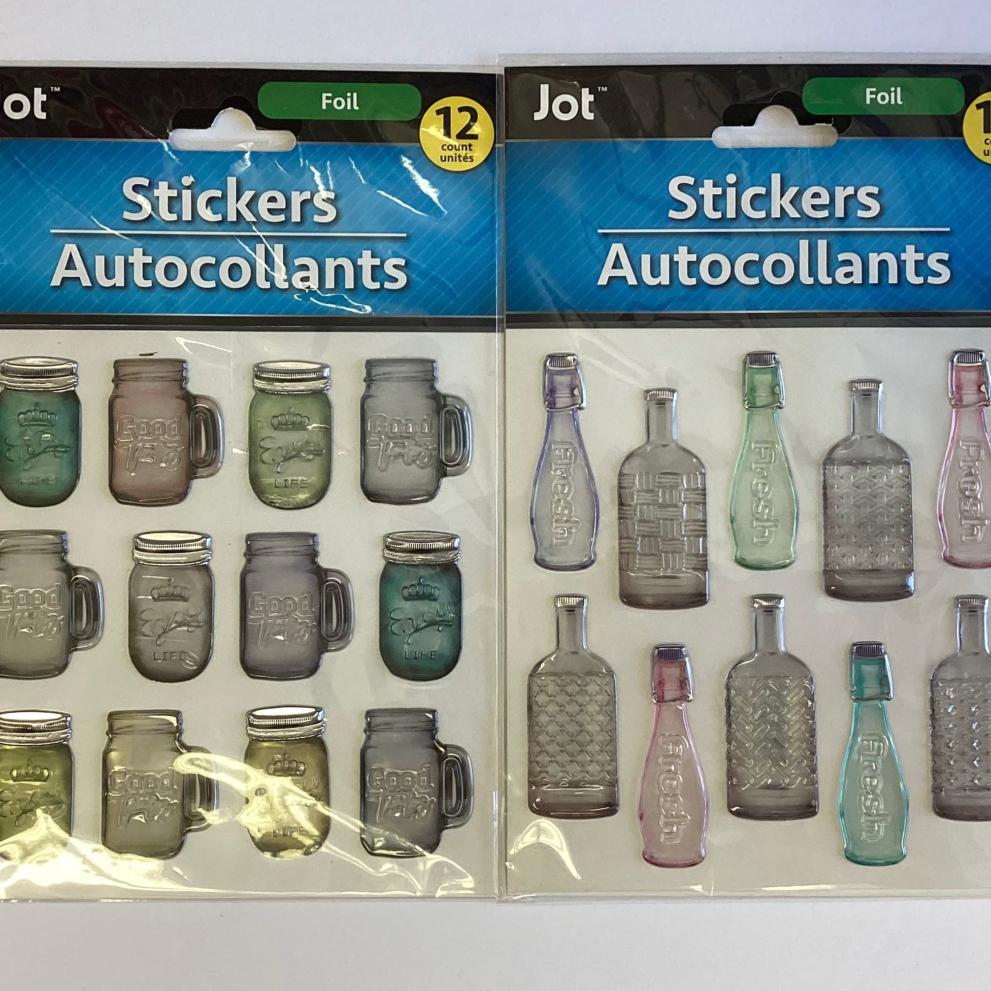 E3F2FB5F-8338-420A-A9AD-9CA4A16524AF Jot & Crafters Square Jar Stickers - Image 1