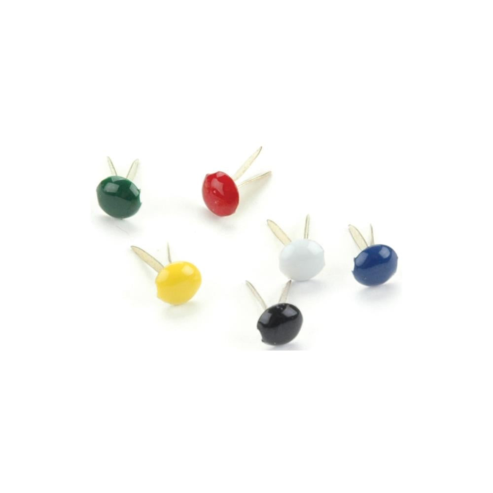 E4915036-814E-44EC-998E-B0F16509249F Creative Impressions PRIMARY MINI ROUND Paper Fasteners 100pc Brads - Image 1