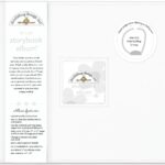 Doodlebug STORYBOOK ALBUM LILY WHITE 12”X12” D-Ring Scrapbook