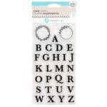 Hampton Art ALPHABET LETTERS 3 Clear Stamps 28pc