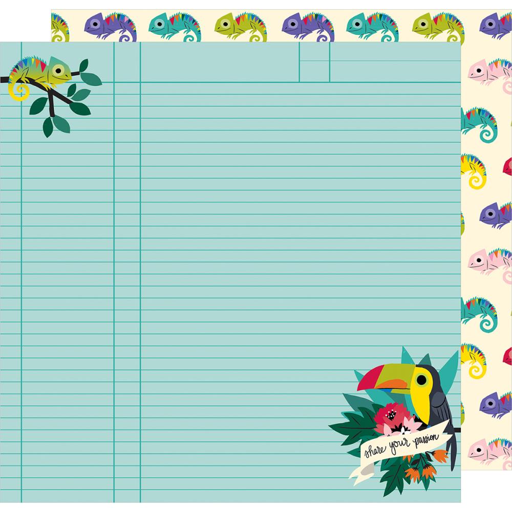 E69E39C5-09D4-43F0-9480-D237883A7066 Shimelle Box Of Crayons ALL CHANGE 12"X12" Paper - Image 1