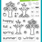 Lawn Fawn TREE BEFORE ‘N AFTERS Stamp & Die Set
