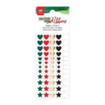 Vicki Boutin WRAPPED IN RIBBONS Enamel Stickers 60pc