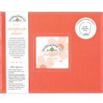 Doodlebug STORYBOOK ALBUM CORAL 8”X8” D-Ring Scrapbook
