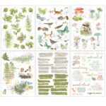 49 and Market Vintage Artistry HIKE MORE Rub-On Transfers