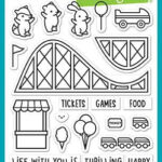 Lawn Fawn COASTER CRITTERS Stamp & Die Set