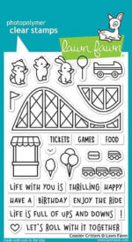 Lawn Fawn COASTER CRITTERS Stamp & Die Set