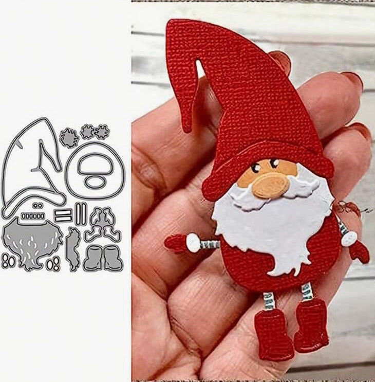 EA6092DC-F661-4069-8972-9B83281C5C3C Metal Craft Dies SANTA CLAUS 15pc - Image 1