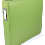 We R Classic Leather Album KIWI 12"X12" D Ring Memory Scrapbook