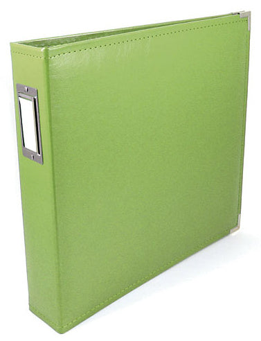 EB9D0448-AA2E-4BD7-9357-0742CF0E2D01 We R Classic Leather Album KIWI 12"X12" D Ring Memory Scrapbook - Image 1