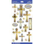 Jolee’s FAITH HOPE AND REJOICE Themed Stickers 19pc