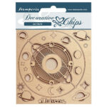 Stamperia Decorative Chips COSMOS INFINITY Universe SCB147 21pc